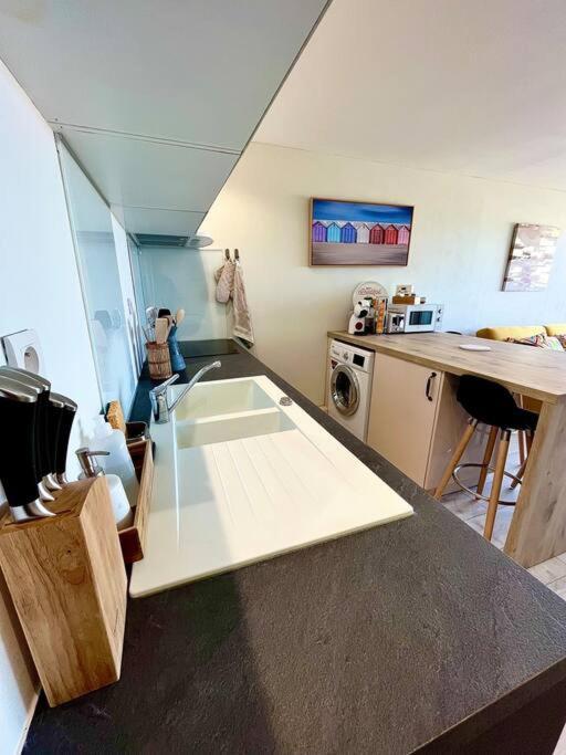 Apartamento Duplex Cosy Avec Vue Mer Cucq Exterior foto